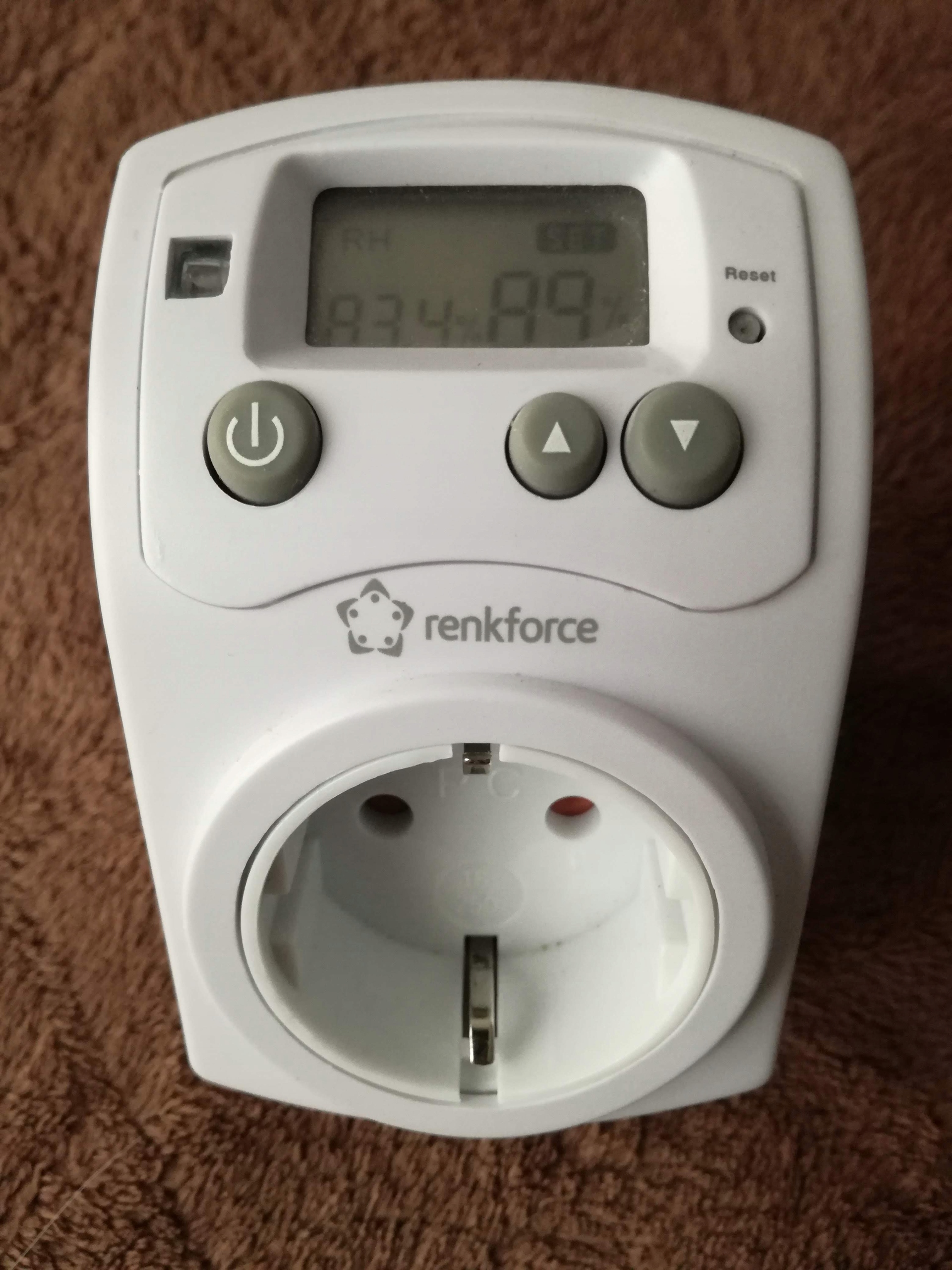 Regulátor hygrostatu Renkforce pre zásuvku 230 V