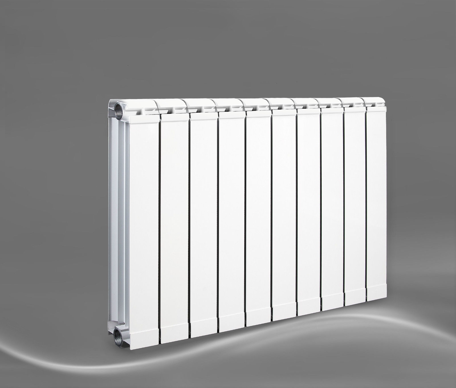 Klasický hliníkový radiátor 591x240mm Aklimat 3 kusy