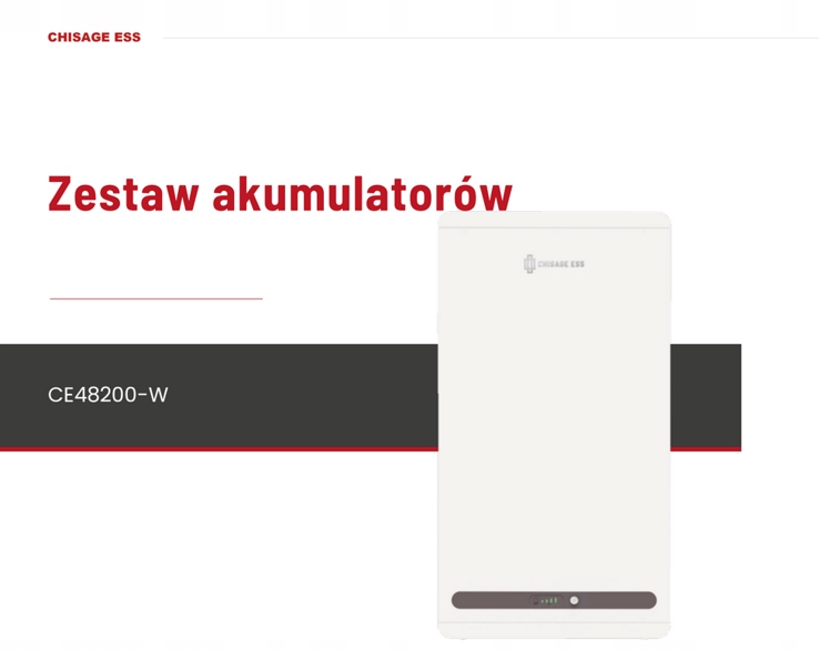 10 kW hybridný invertor + 10 kW zásobník energie CHISAGE ESS SADA