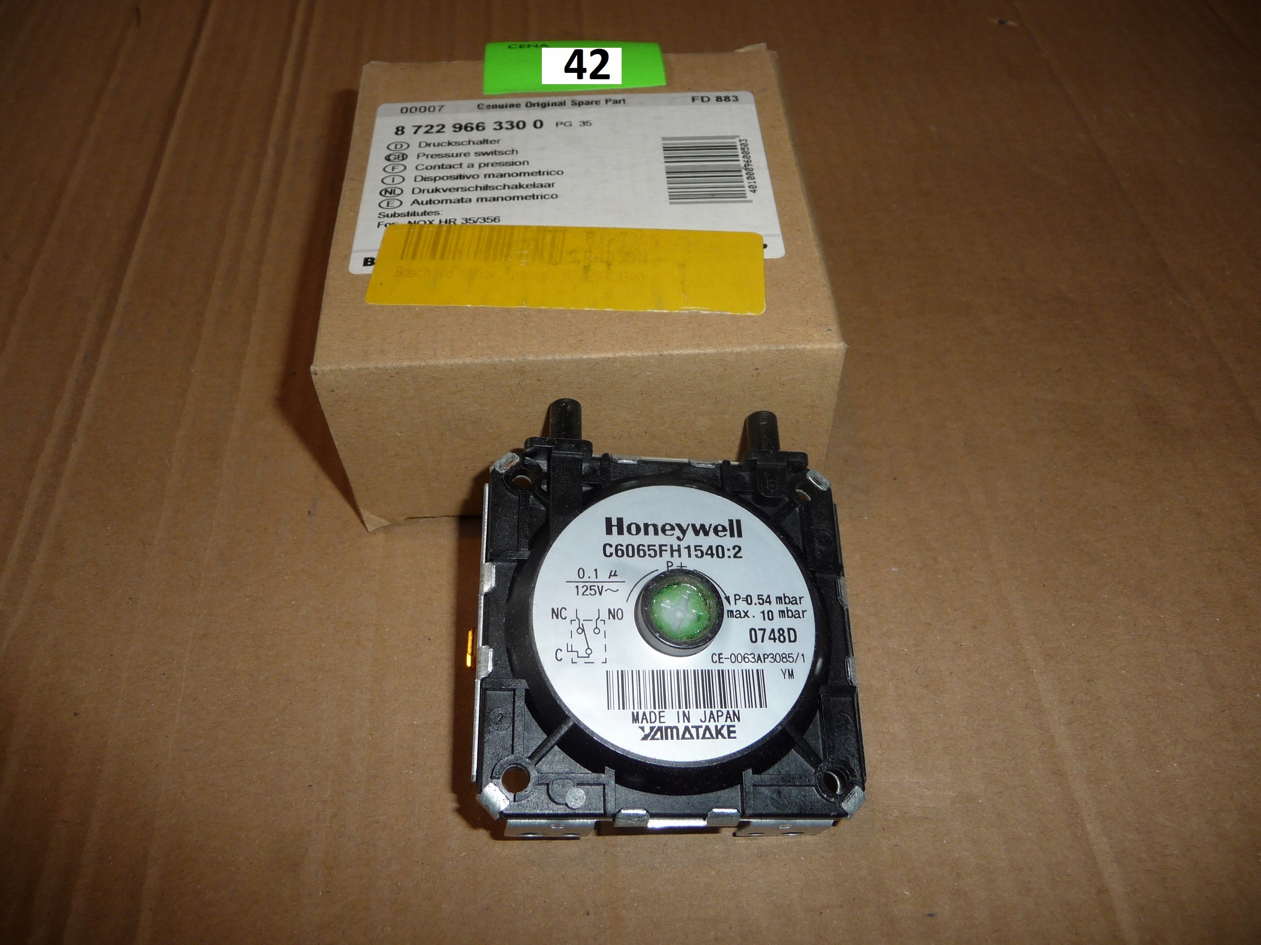 I42 Honeywell 87229663300 c6065fh1540: 2
