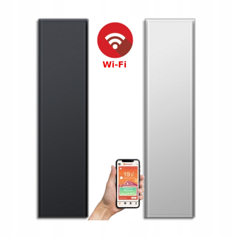 Ikona 20 wi-fi farba biela alebo antracitová 2000 W pio