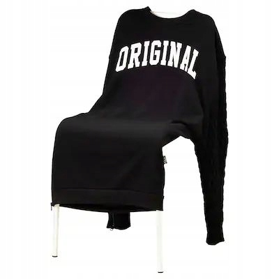 IKEA SAMMANKOPPLA Kryt poťahu na stoličku SWEATSHIRT