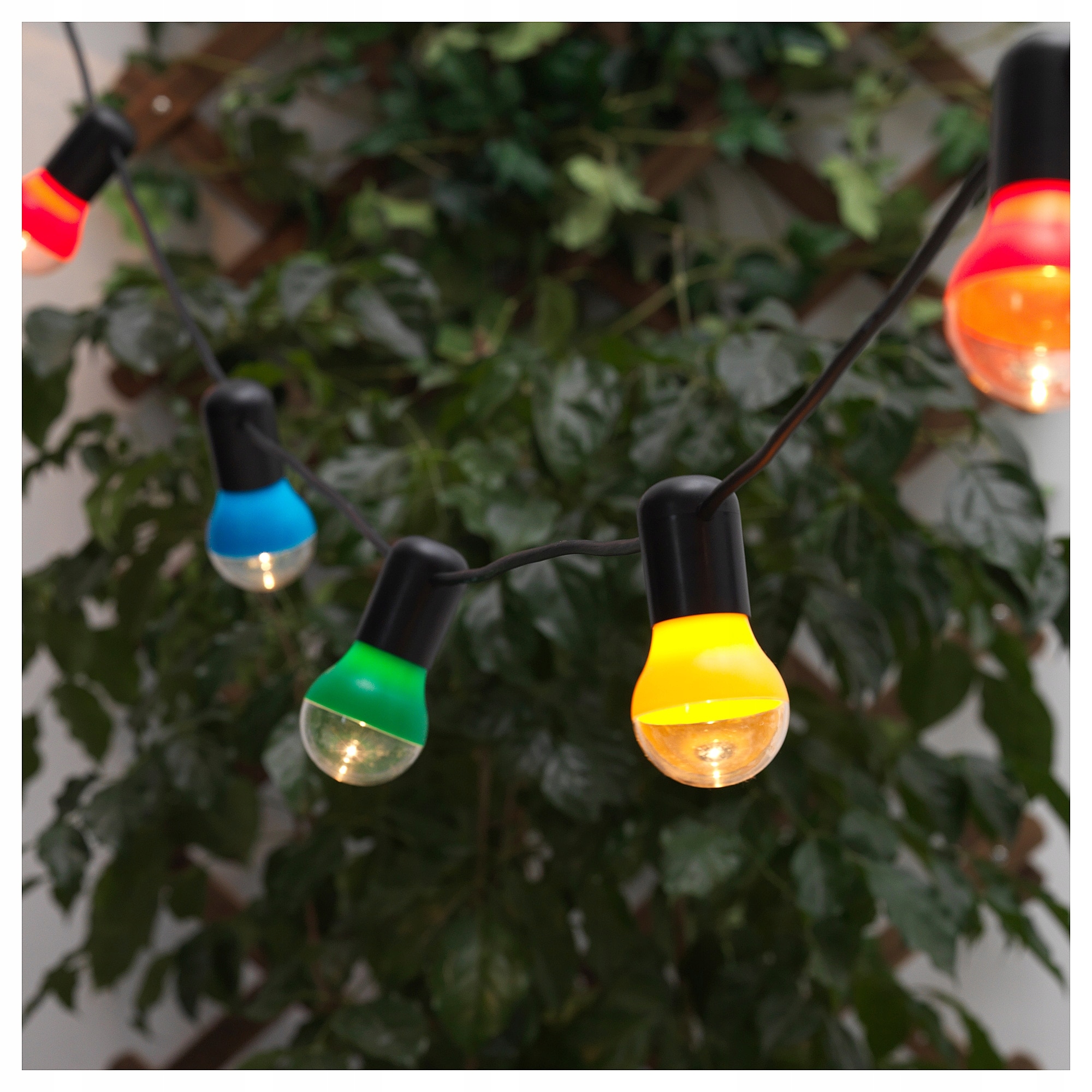 IKEA SOLVINDEN vonkajšie / vnútorné osvetlenie 12 LED veľkých žiaroviek