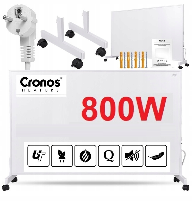IR 800 W infračervený elektrický ohrievač + nožky