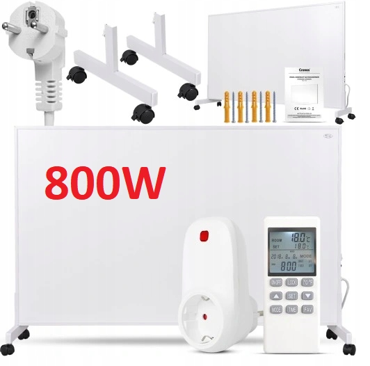 INFRAČERVENÝ OHRIEVAČ INFRAČERVENÝ TERMOSTAT NA NOŽIČKY 800W PREMIUM