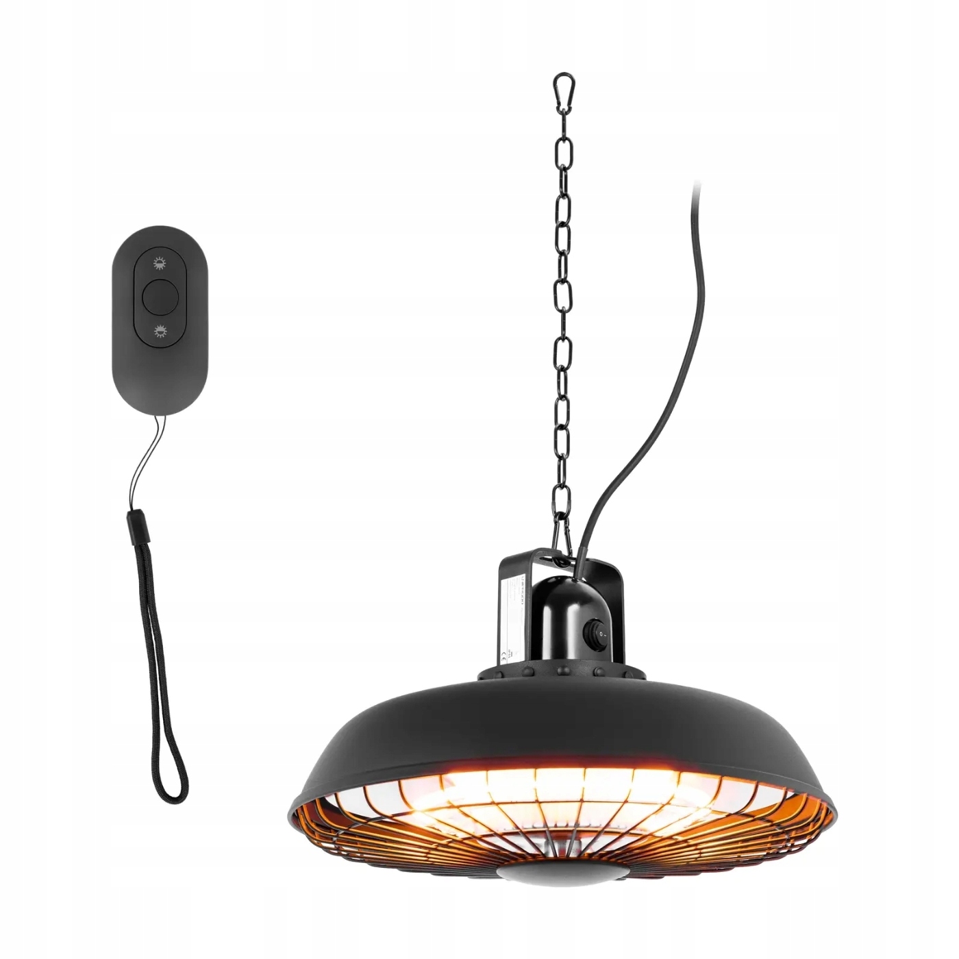 Infračervený kúr – terasa – 600 / 1200 / 1800 W – diaľkové ovládanie