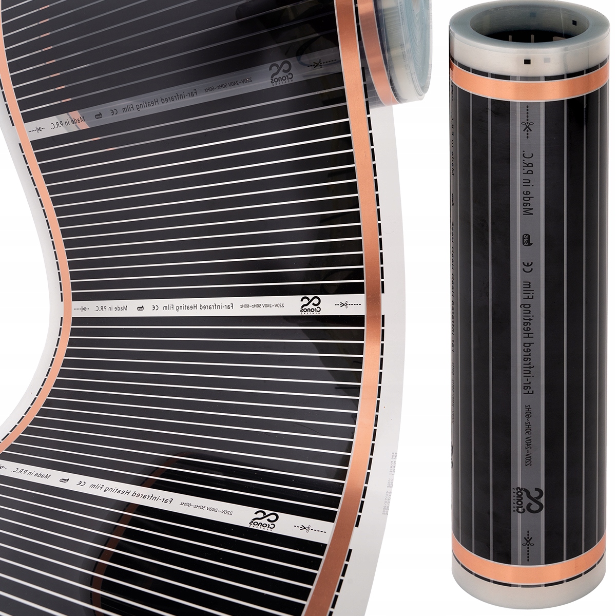 Fóliová infračervená vykurovacia rohož IR 140 W/m² 1m²