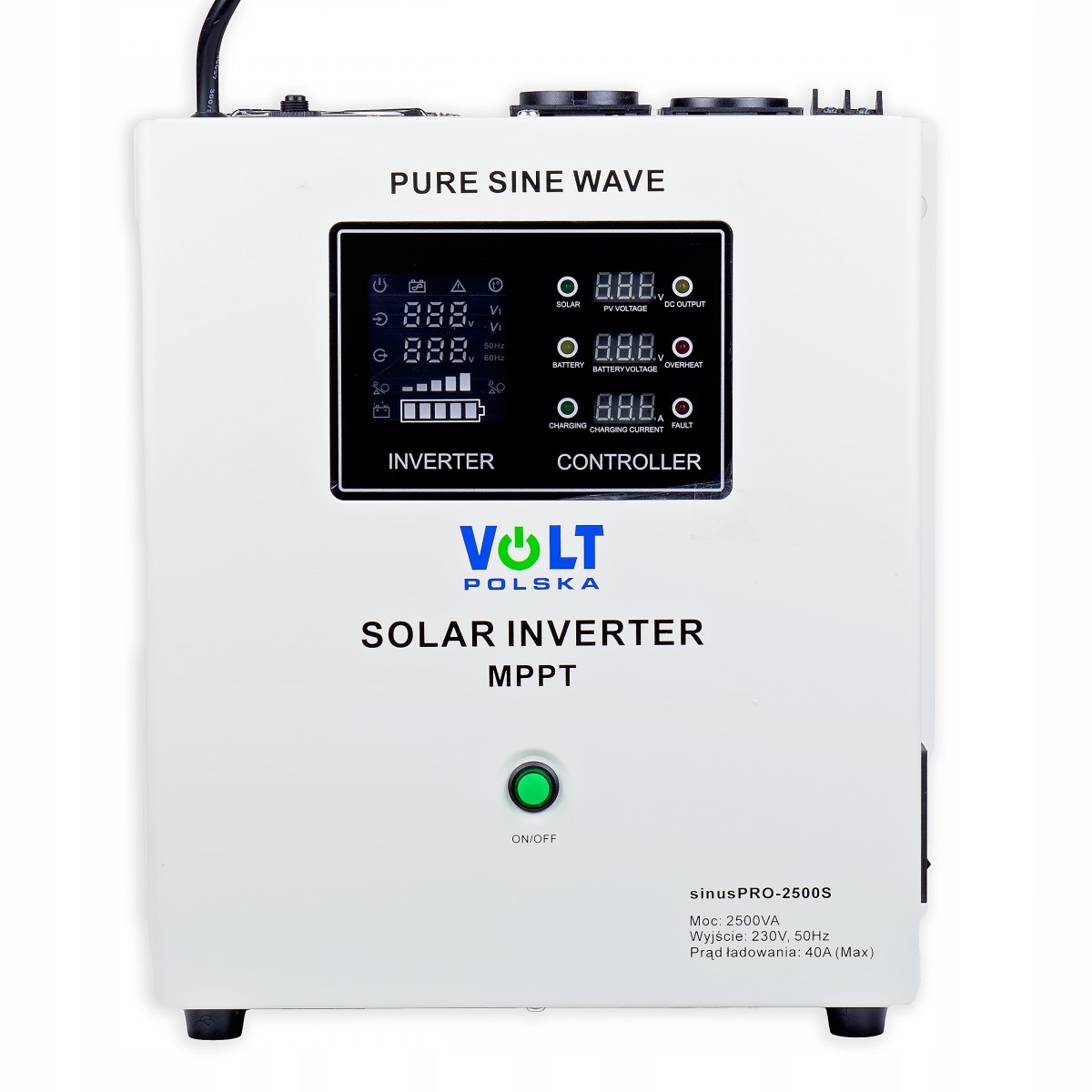 Invertor Sinus Pro 2500 S 24/230V 2500W + 40A MPP