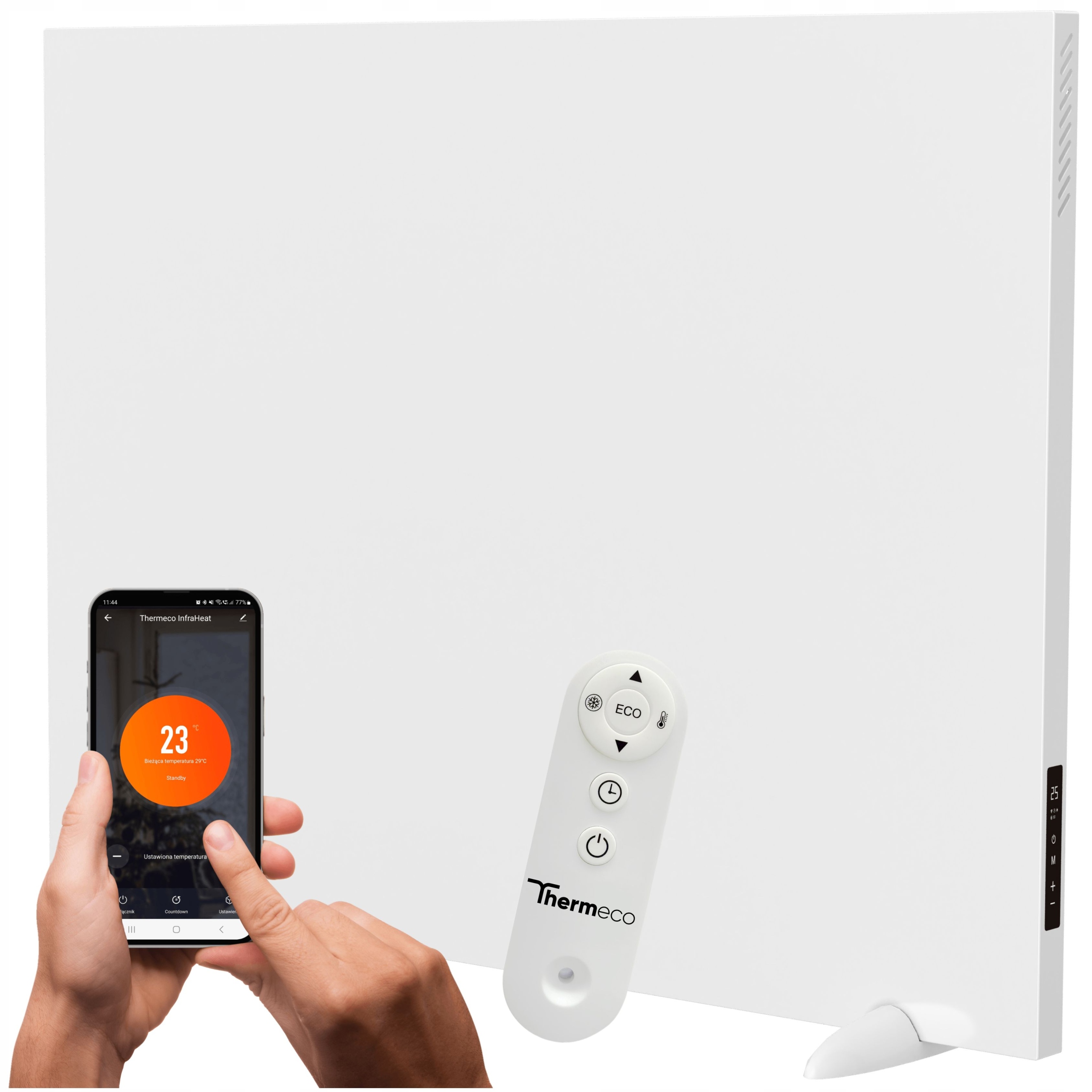 Infražiarič 680 W radiátor energeticky úsporný WiFi diaľkový ovládač Thermeco