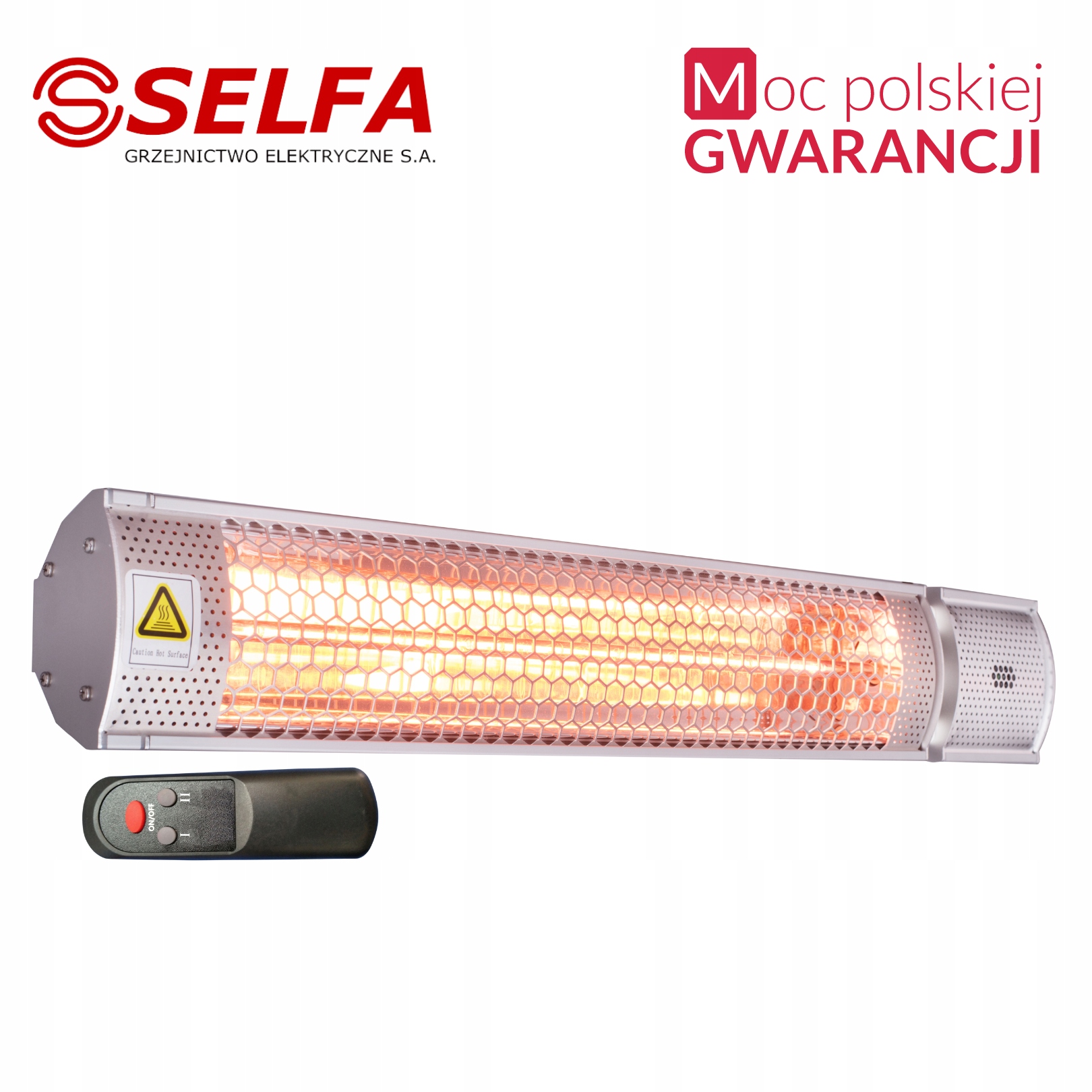 XD-Y 2000 W IP55 Selfa infražiarič + Diaľkové ovládanie