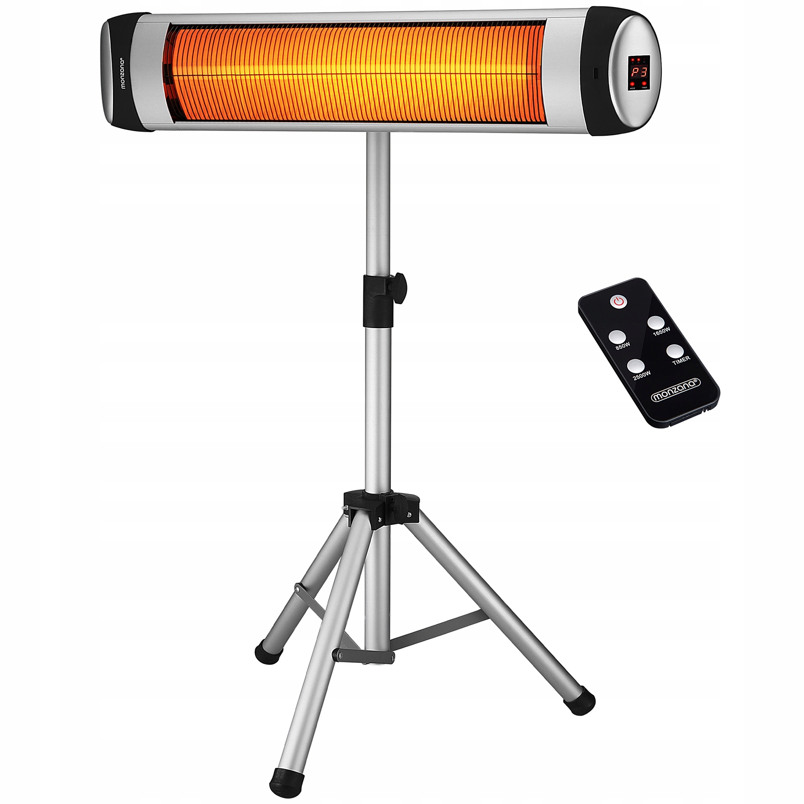 Terasový sálavý ohrievač Monzana 109111 2500 W