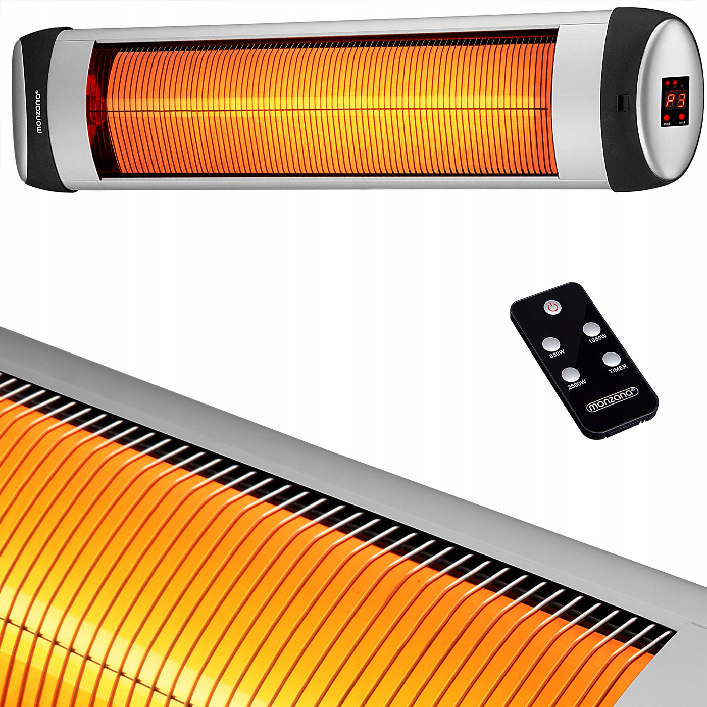 Sálavé ohrievač Monzana MZH2500 2500 W