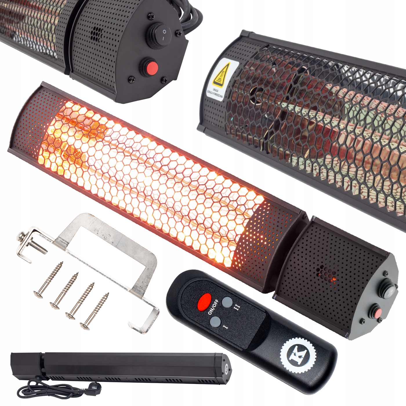 Sálavý ohrievač Kaltmann K-OPGH 2000 W