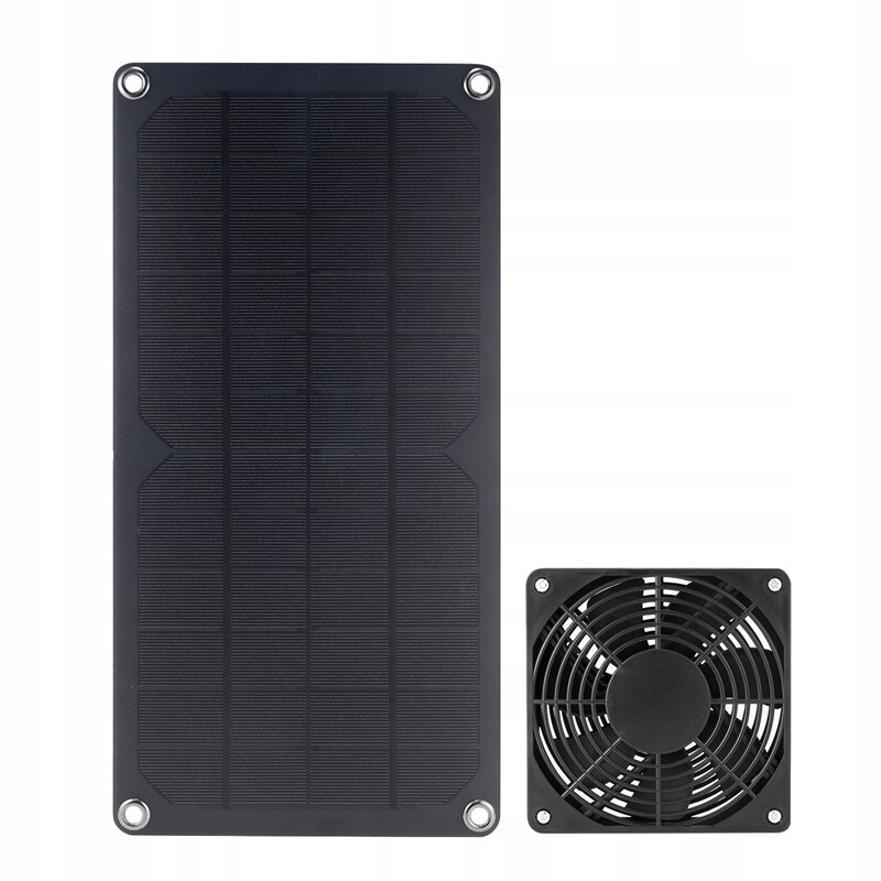 Fotovoltaika – JFBL 10 W solárny výfukový ventilátor Vonkajší prenosný solárny