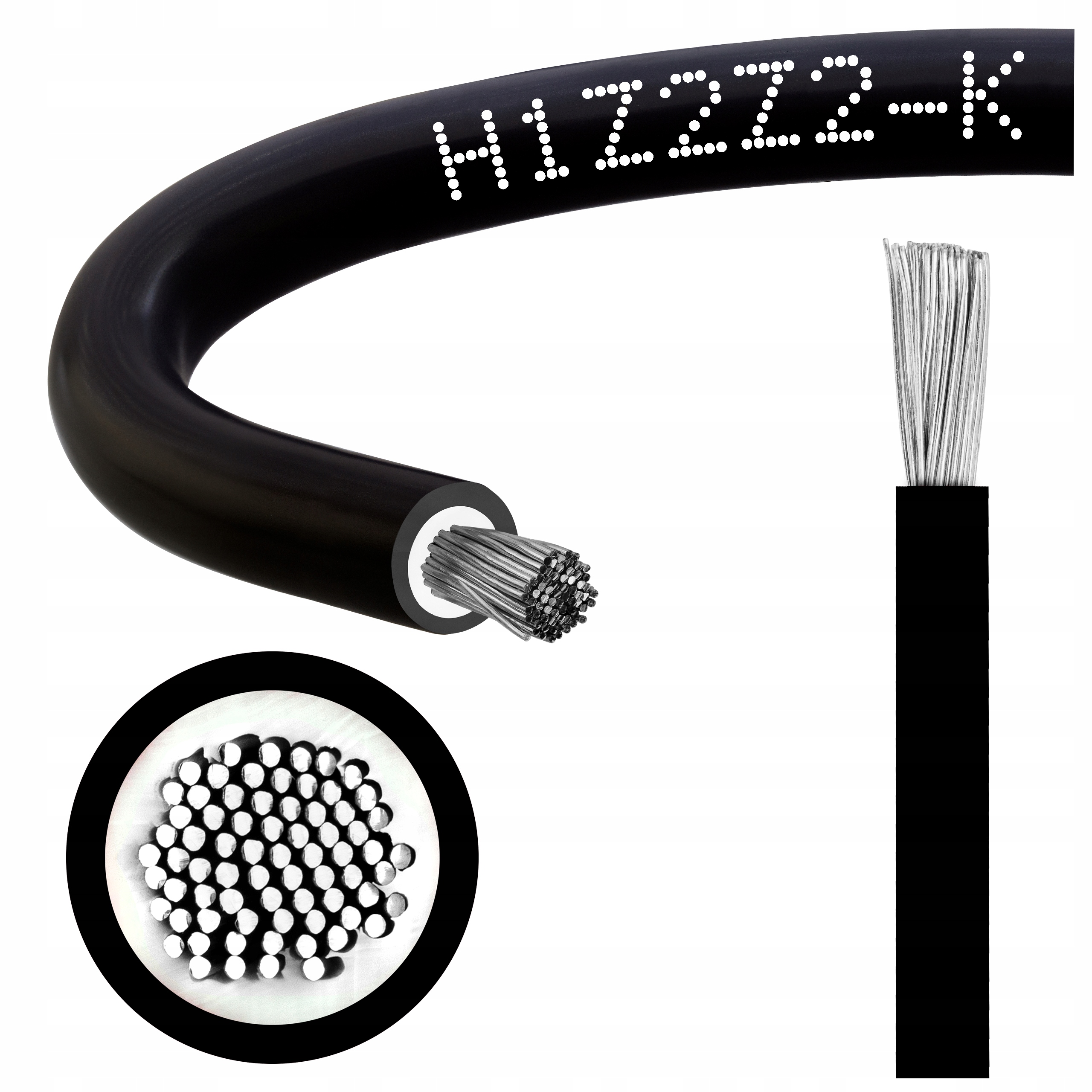 Solárny solárny kábel H1Z2Z2-K 1500V PV MC4 6 mm