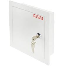 Revízne dvierka – KARWASZ Kovové inšpekčné dvere zámok 15 × 15 cm