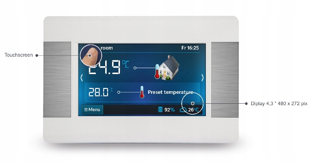 KIPI ecoSTER TOUCH Slivka ecoMAX – biela