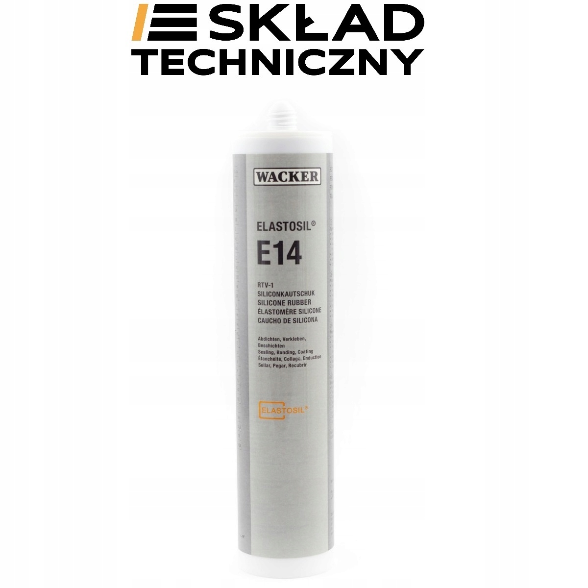 SILIKÓNOVÉ LEPIDLO ELASTOSIL E14 ROT 310ML WACKER