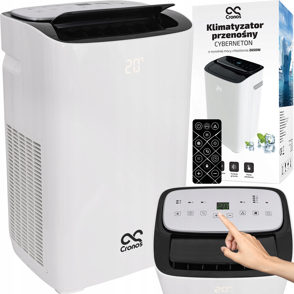 KLIMATIZÁCIA PRENOSNÝ KLIMATIZÁTOR 2,6kW + DIAĽKOVÉ OVLÁDANIE
