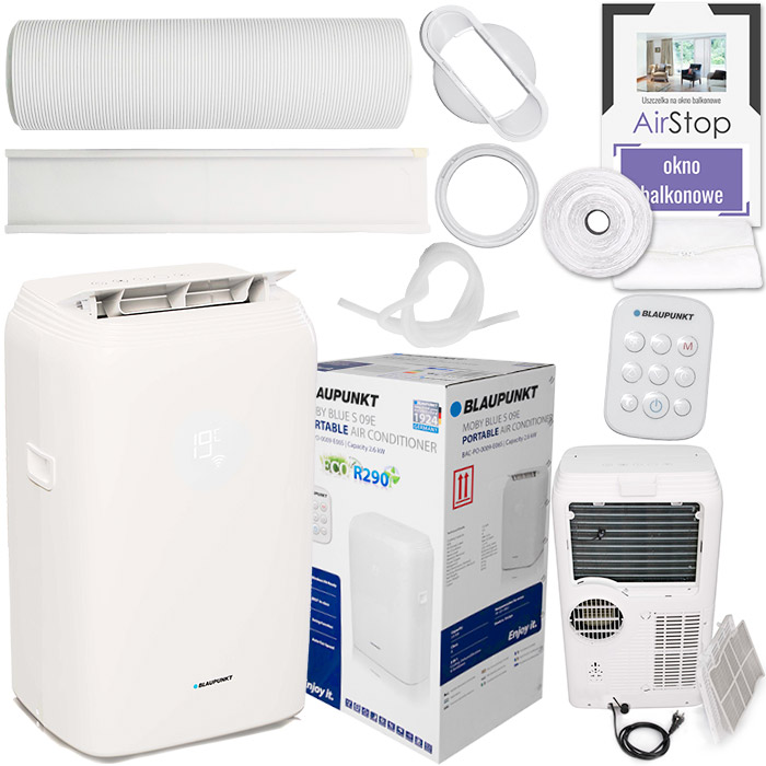 KLIMATIZÁTOR BLAUPUNKT + DIAĽKOVÉ OVLÁDANIE + TESNENIE BALKÓNU