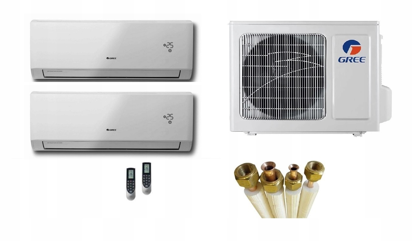 GREE MULTI AIR CONDITIONER 2x21m2 SAMOSTATNÁ MONTÁŽ