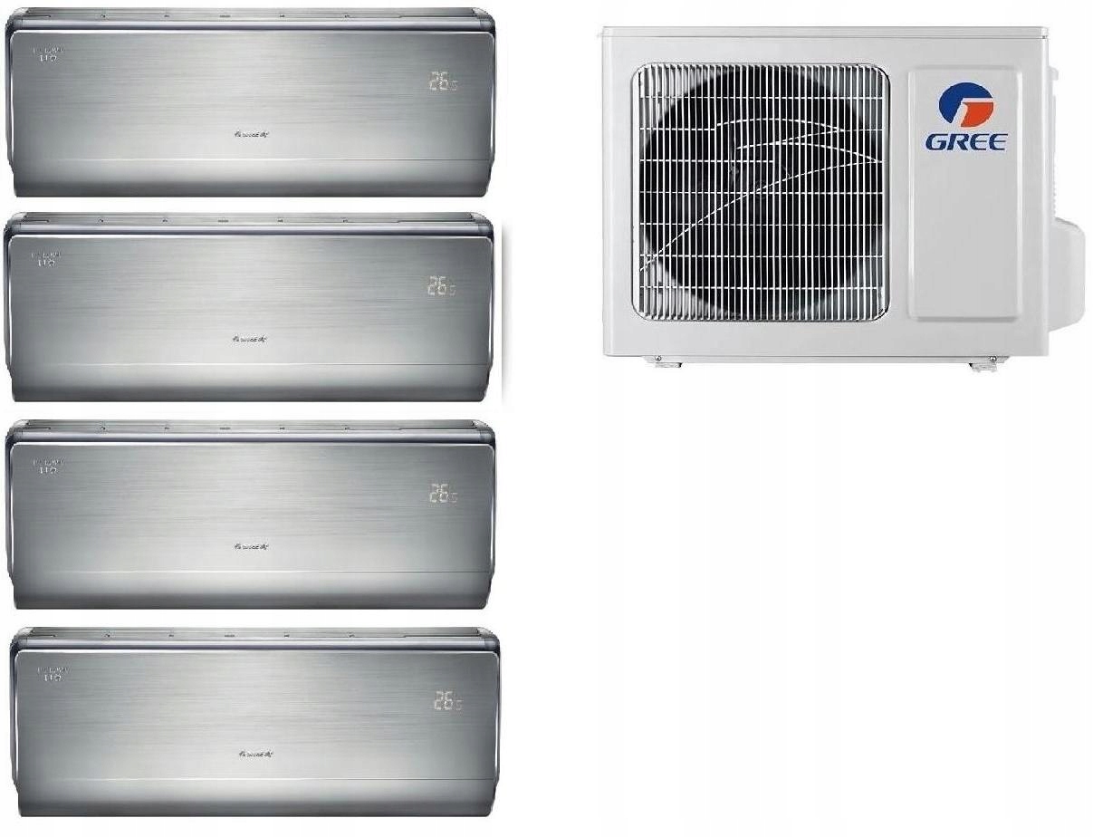 KLIMATIZÁCIA GREE MULTI 4x2,6kW SAMOSTATNÁ MONTÁŽ