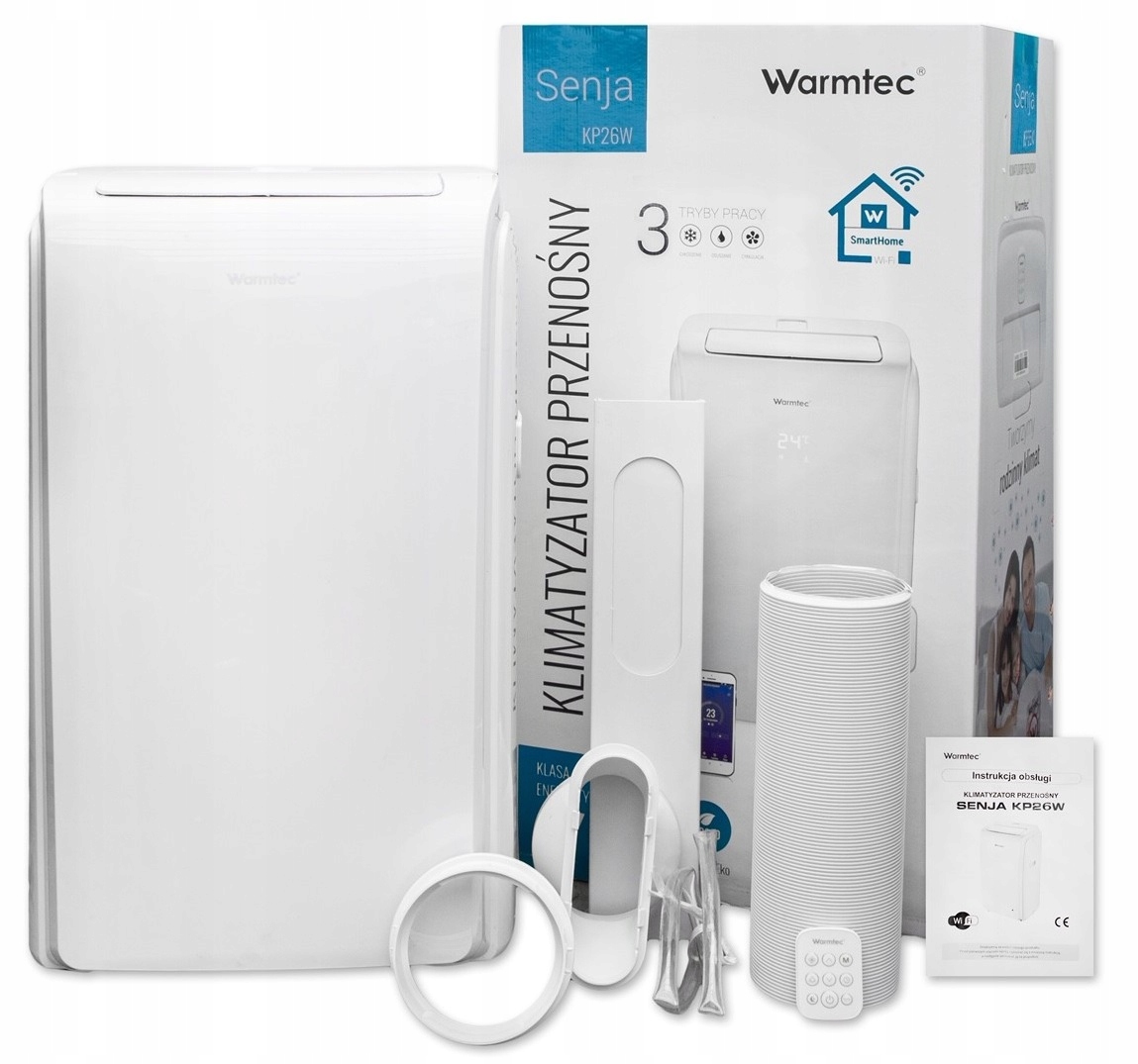 PRENOSNÝ KLIMATIZÁTOR WARMTEC SENJA-KP26 Wifi 30m