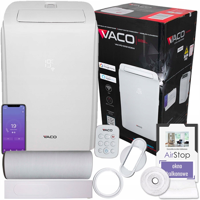 KLIMATIZÁCIA VACO 3v1 + WiFi + BALKÓNOVÉ TESNENIE