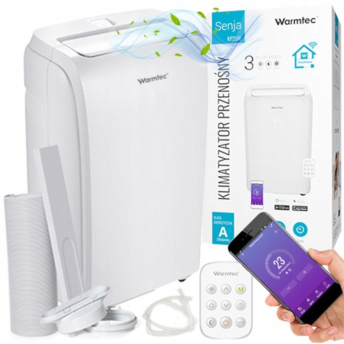 KLIMATIZÁTOR WARMTEC SENJA KP26W 30m2 + WIFI + PILOT