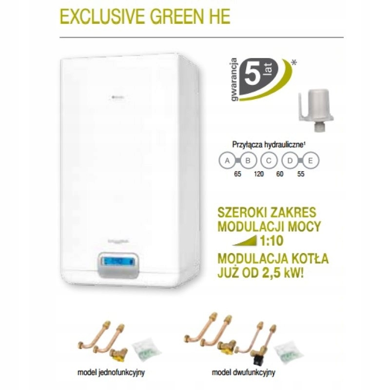PLYNOVÝ KOTOL Beretta EXKLUZÍVNE ZELENÝ 25 kW 1