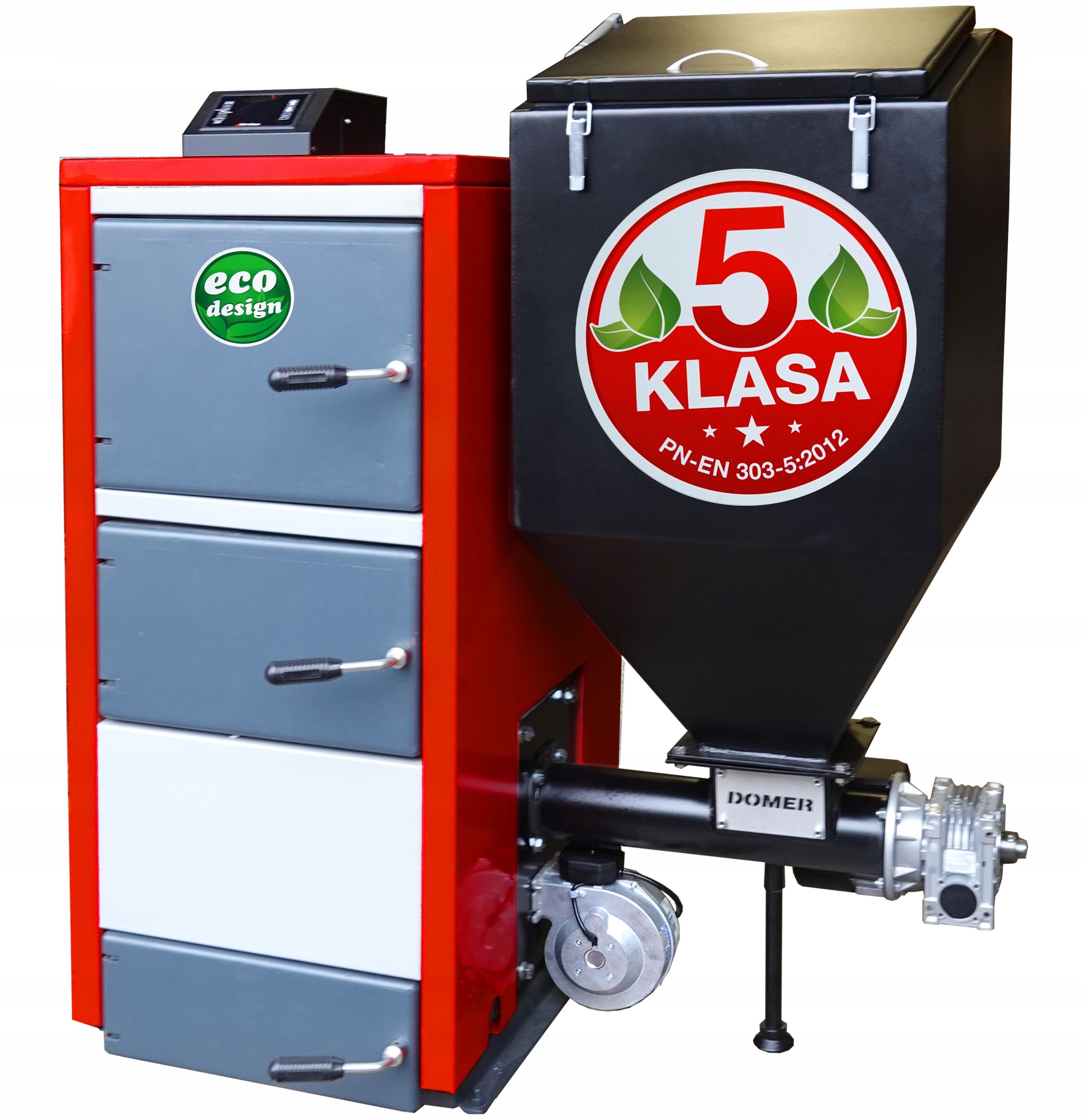 KOTLOVÝ KACHLE S KEDMIČOM 15 KW 5 PLESZEW TRIEDY 100m