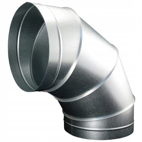 VENTILÁCIA KOLENO KOVANÉ pozinkované 160 mm 90 stupňov