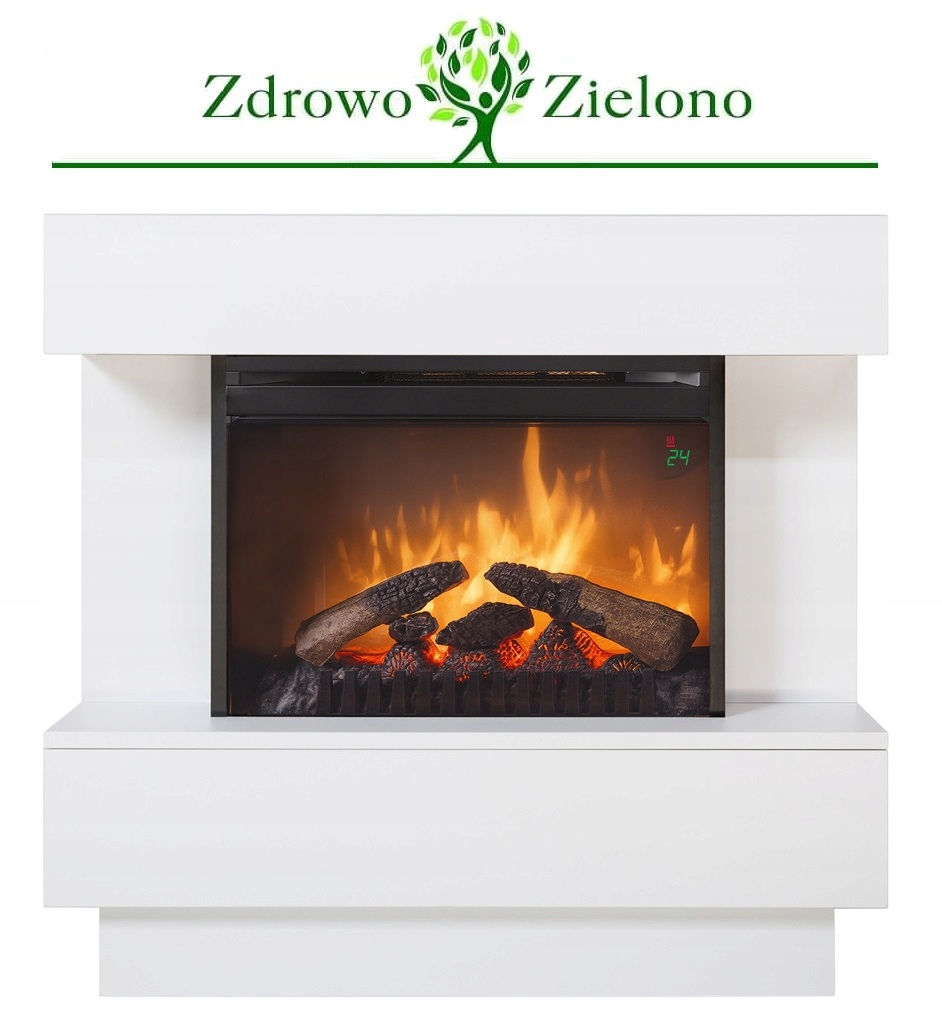 ELEKTRICKÝ KRB AVALONE BIELA LED OPTIFLAME