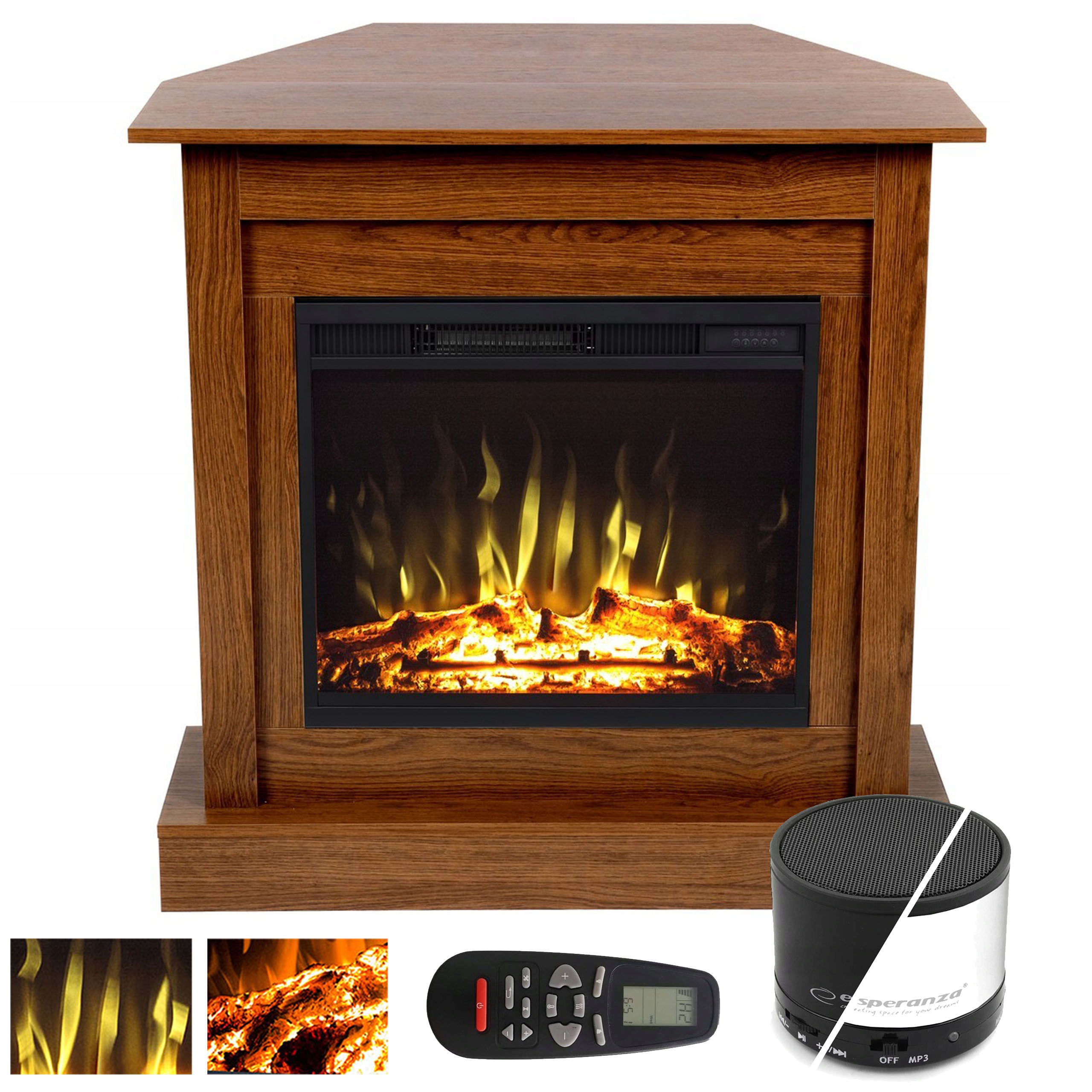 ELEKTRICKÝ KRB LED 90 CM DUB VIGO ROH