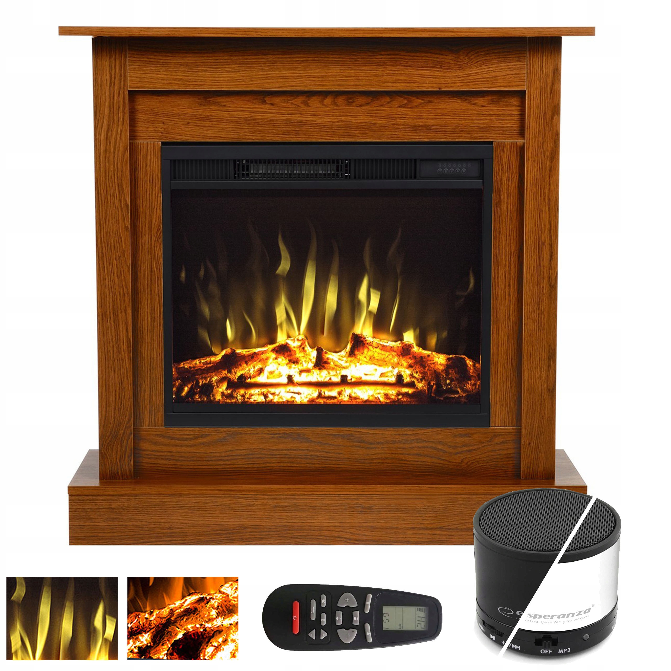 ELEKTRICKÝ KRB LED 90 cm VIGO MODERNÝ DUB