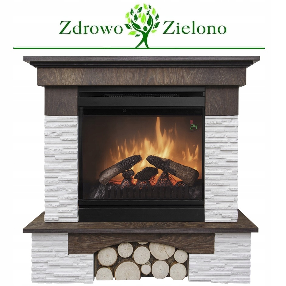 ELEKTRICKÝ KRB PORTO Orech LED LED OPTIFLAME