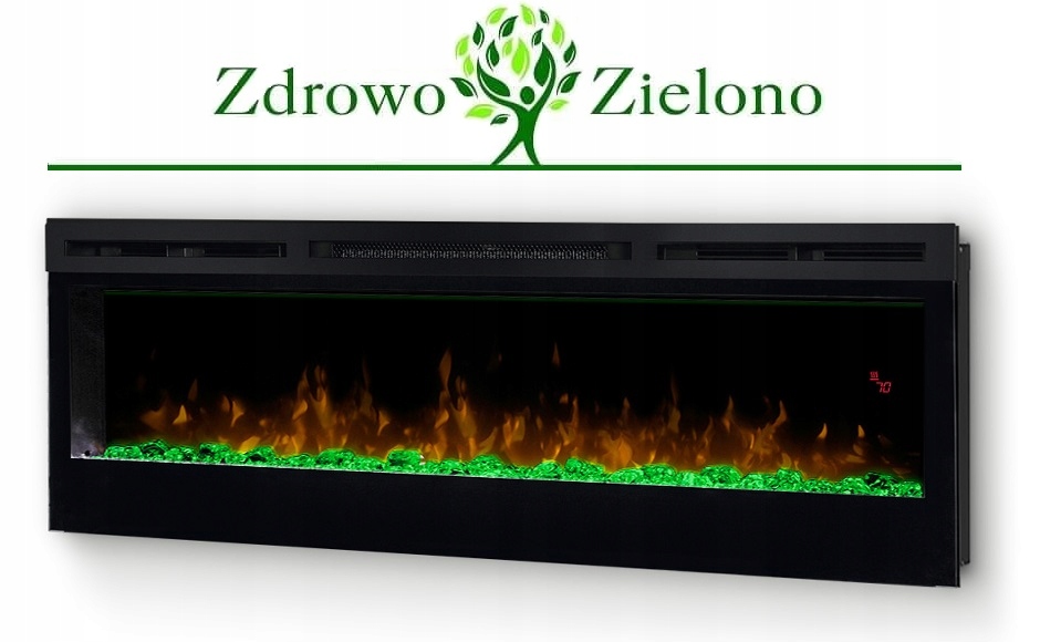 NÁSTENNÝ ELEKTRICKÝ KRB PRIZMUS 50 LED OPTIFLAME