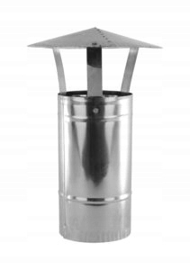 Nerezový ventilačný krbový diam. 140 mm. základ