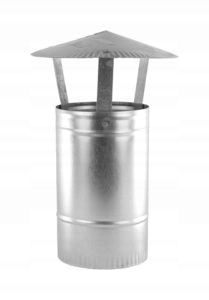 Galvanizovaný ventilačný krbový diam. 200 mm. základ