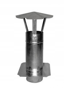 Ventilátor - GALVANIZOVANÝ VENTILAČNÝ KRB S DOSKOU 130MM Ostatné