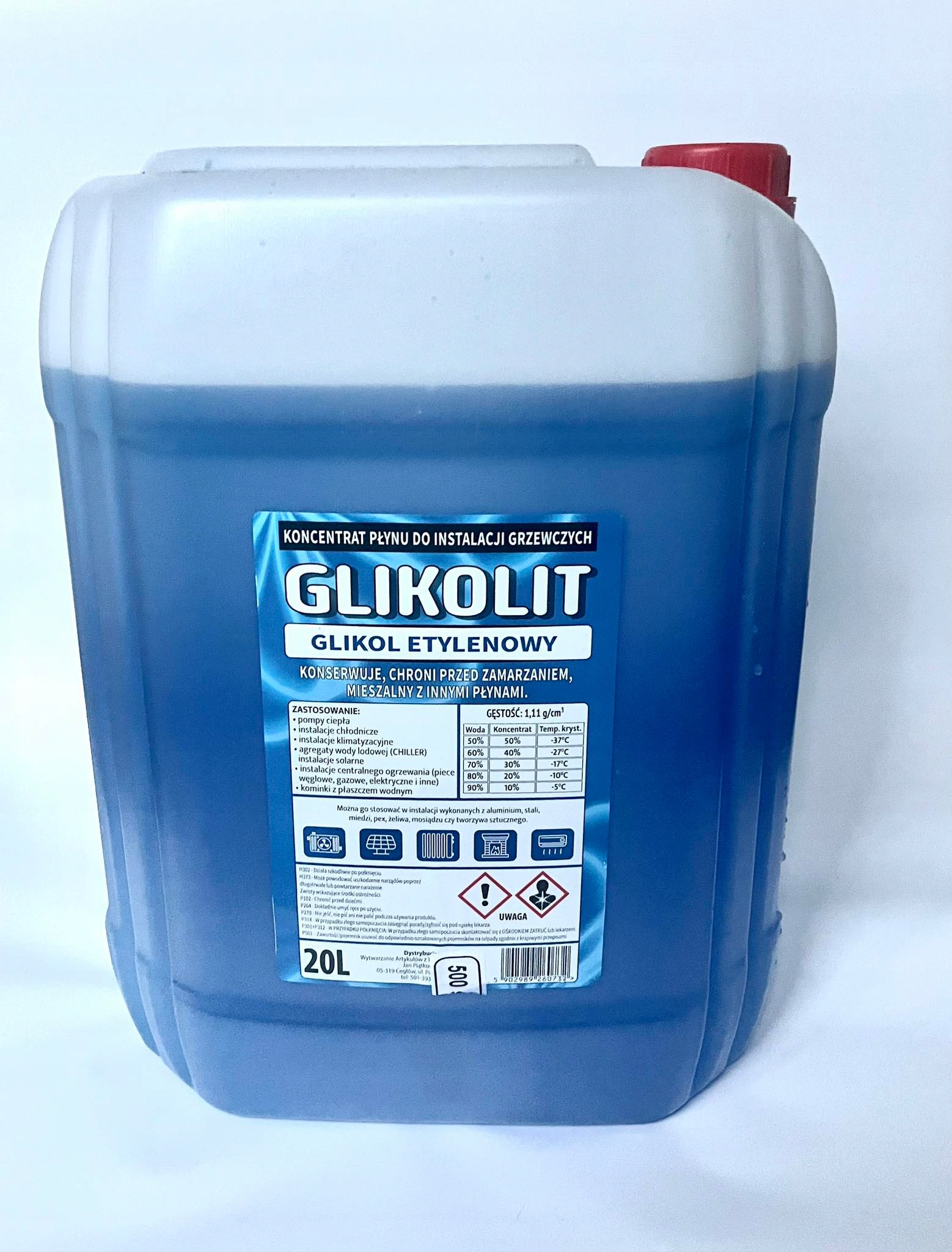Etylén glykol – glykolit 20 L