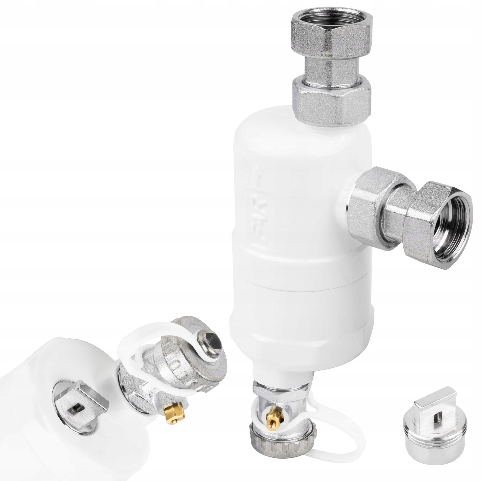 SEPARATOR KONTAMINACIÍ AFRISO UHOLOVÝ MAGNETICKÝ FILTER PRE PLYNOVÝ KOTOL