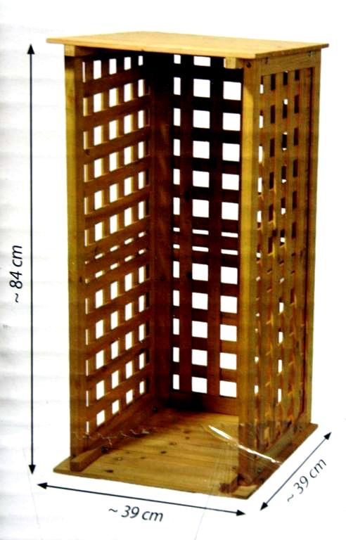 Stojan, kôš na drevo KOŠÍKOVÝ stojan na krb DREVO PEVNÉ DREVO