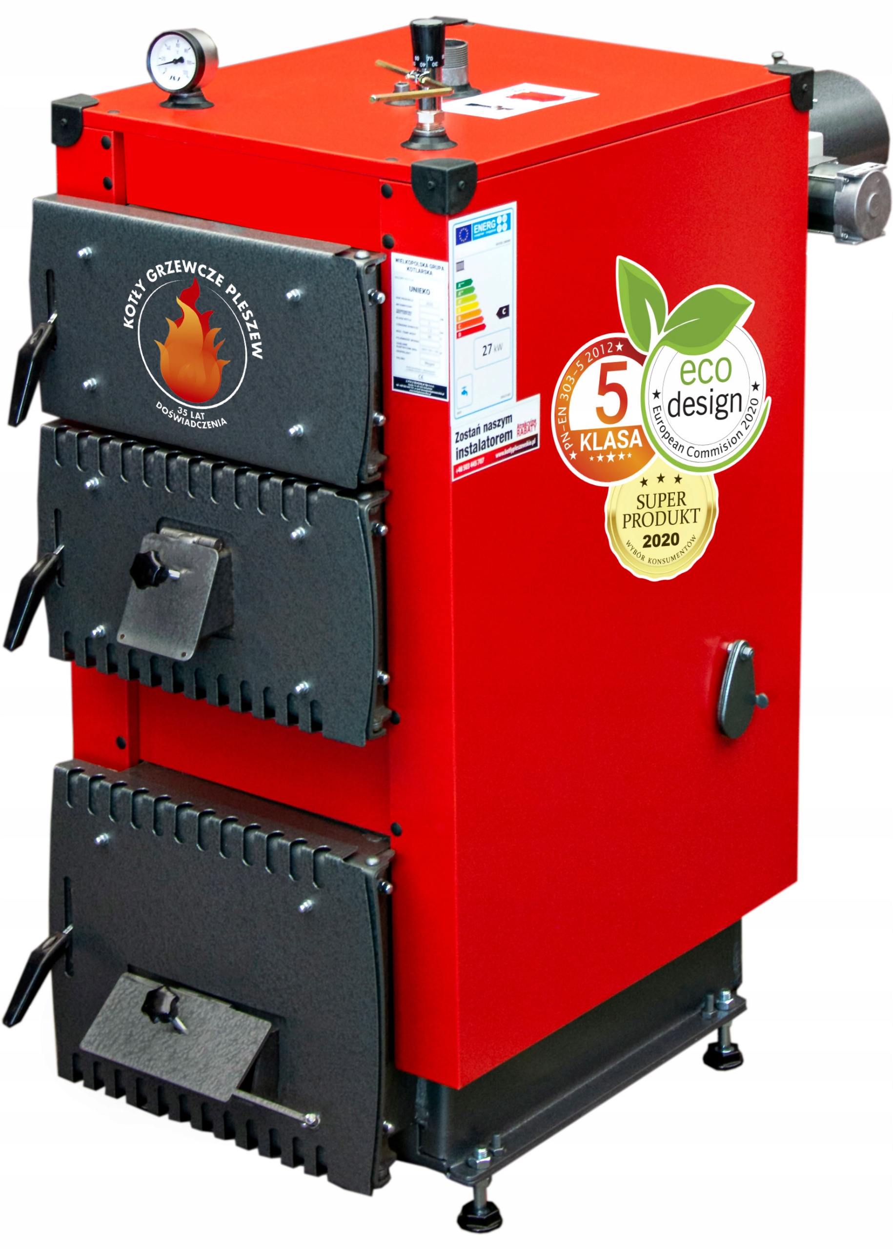 Kotly nabíjané uhlie plnené uhlím triedy 5 27 kW