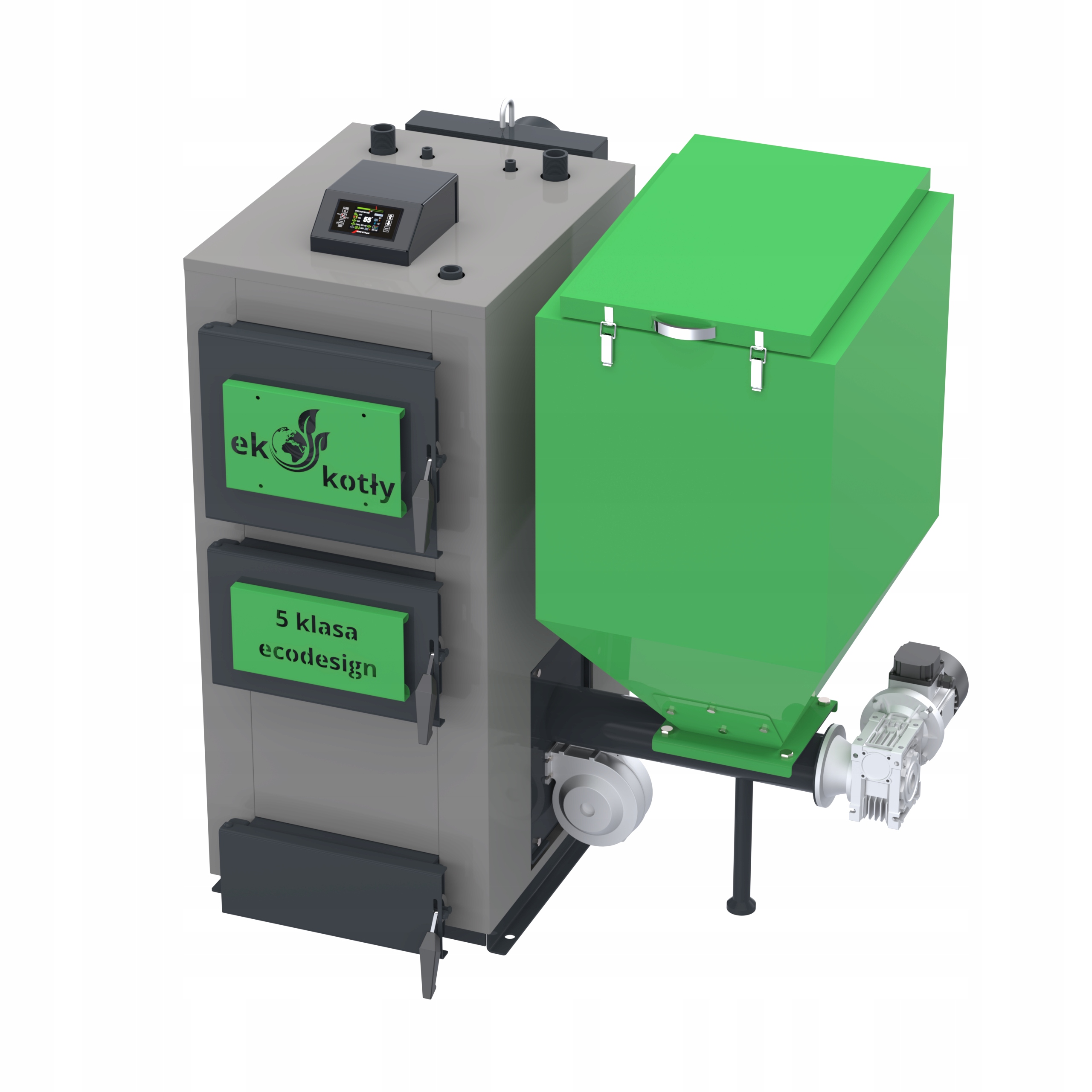 KOTLY KACHLE A RÚRY VÝKON 20kW PODÁVAČ EKOGROSZEK 5 TRIEDY