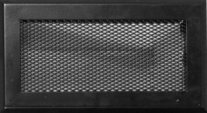 Vetracia mriežka - KRBOVÁ GRIL 10X20CM ČIERNA MATNÁ PARKANEX