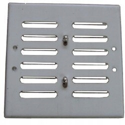 Vetracia mriežka - KOVOVÁ GRIL S NEREZOVOU DOSKOU 14 * 14 cm A ŻA