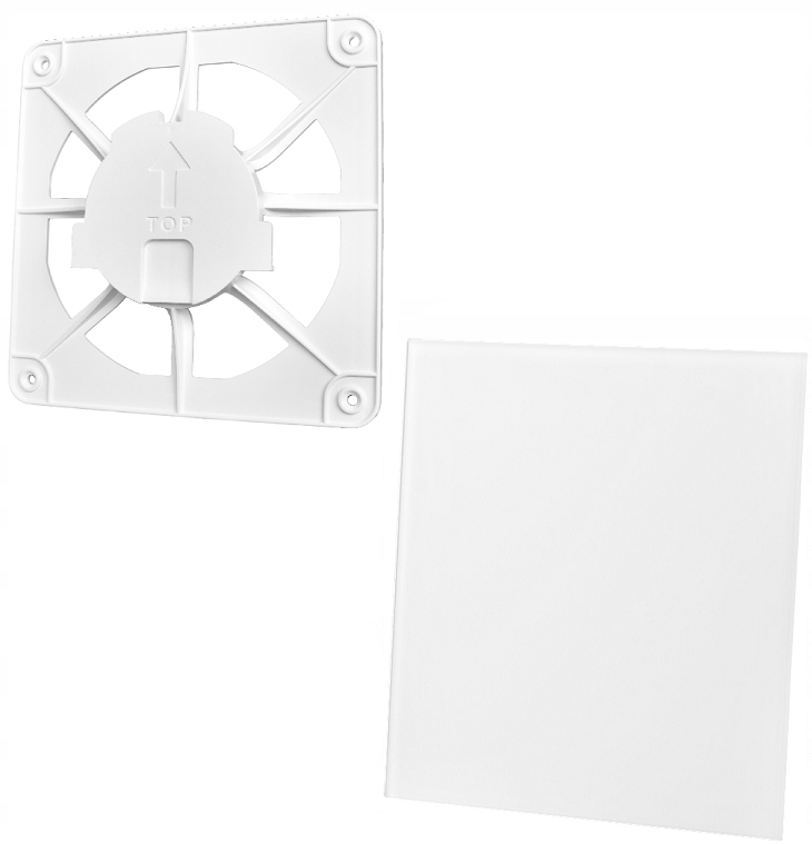 Vetracia mriežka - VENTILAČNÁ Mriežka 15x15 + SKLENENÝ PANEL POŁ 01-170
