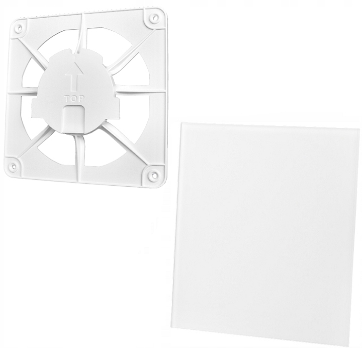 Vetracia mriežka - VENTILAČNÁ Mriežka 15x15 + PLEXI BIELA MATNÁ 01-161