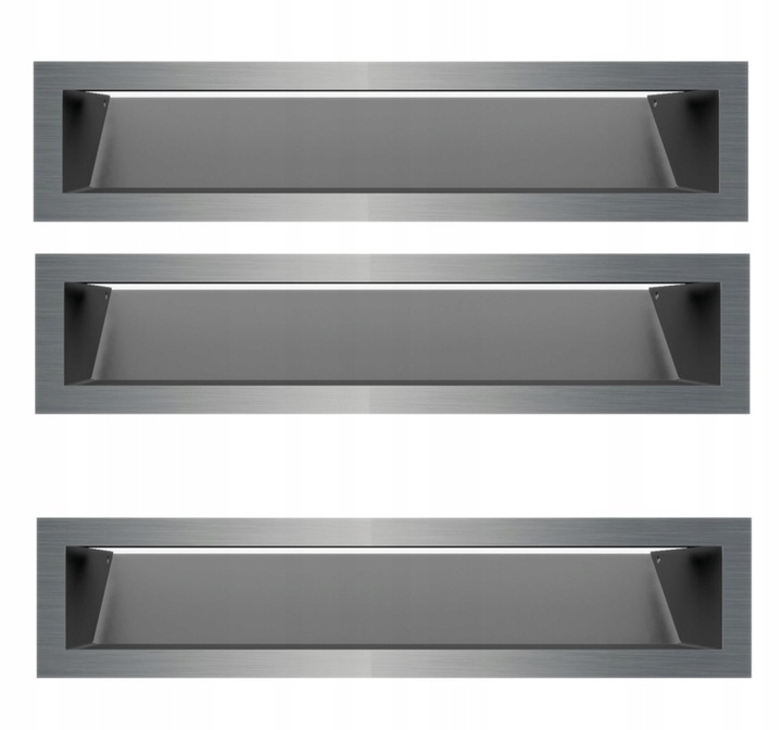 VENTILAČNÁ GRIL INOX LUFT 9x40 GRILY 3 KS